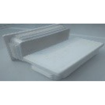 Заглушки пластиковые (60х120) к алюмин.профилю, комплект-2шт-0