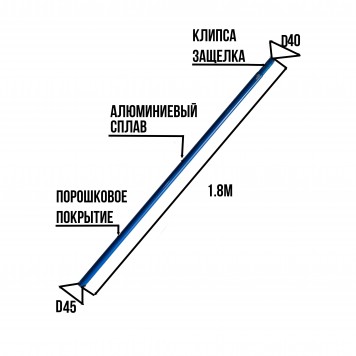 Ручка удлинитель 1,8м-1