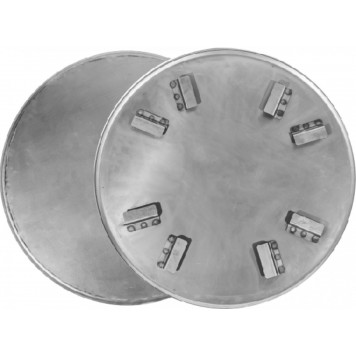 Затирочный диск 980мм Стандарт 8 креп.,толщ. 3мм, угол 45°-0