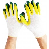 ХБ перчатки "Двойной облив", 13 кл. (7-8 размер)
