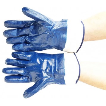 Перчатки нитриловые Крага п/облив (10 размер)-5