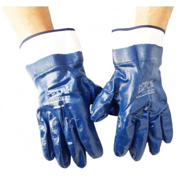 Перчатки нитриловые Крага п/облив (10 размер)-2