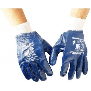 Перчатки прорезиненные с манжетой для бетона-1